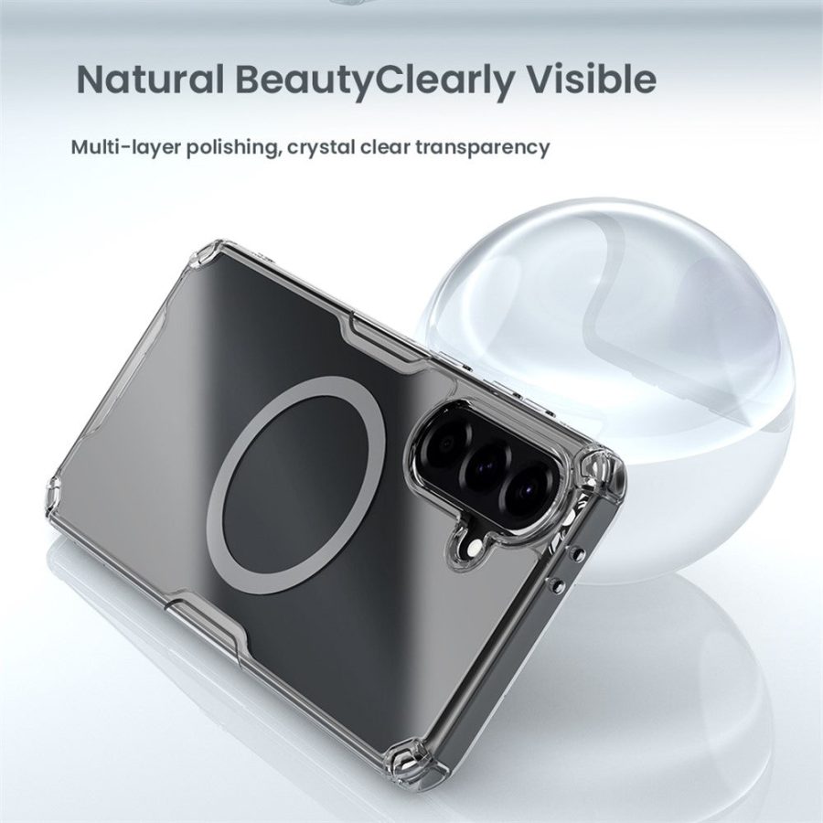 6601141918A-7 NILLKIN Nature Pro Series for Samsung Galaxy A56 Magnetic Case TPU - PC Ultra Clear Phone Case