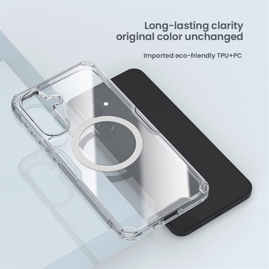 6601141918A-8 NILLKIN Nature Pro Series for Samsung Galaxy A56 Magnetic Case TPU - PC Ultra Clear Phone Case