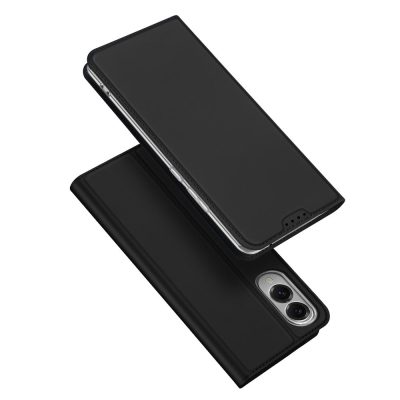 6601142789A-1 DUX DUCIS For Samsung Galaxy S25 Edge Case Skin Pro Series Leather Cover Card Holder