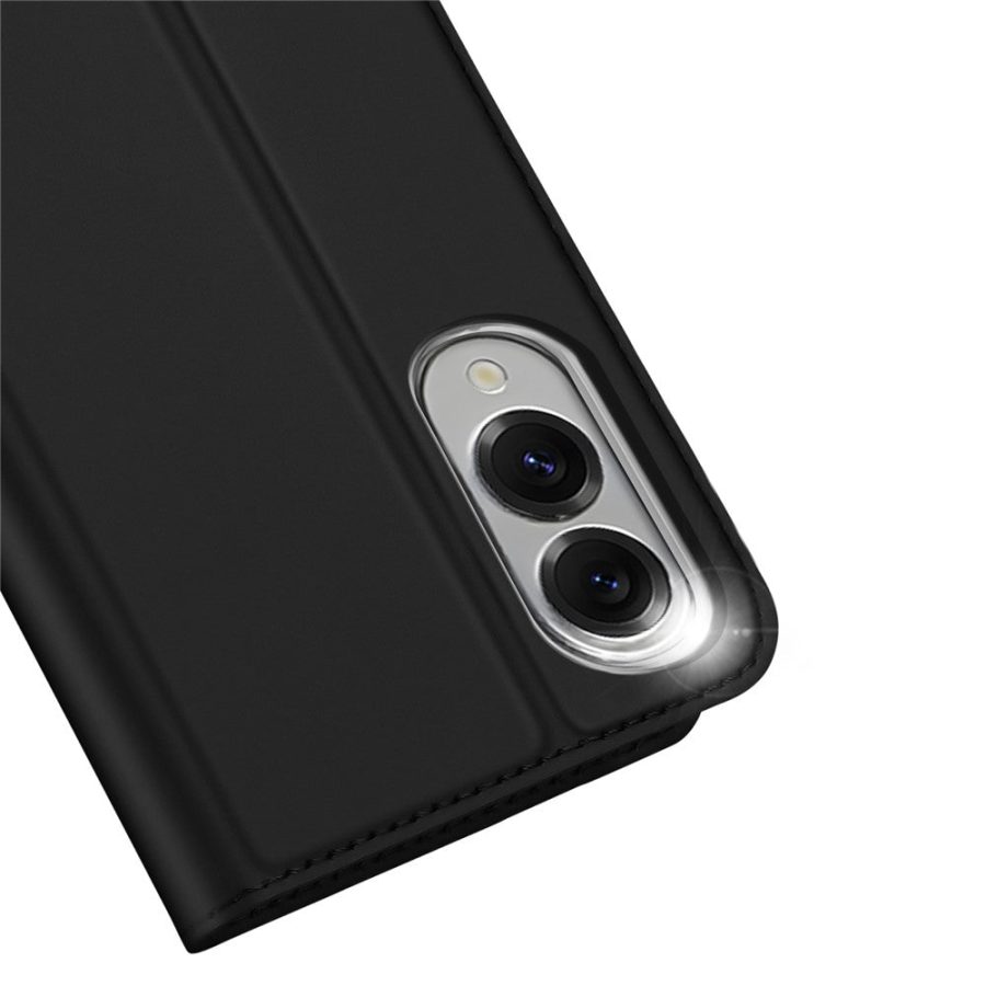 6601142789A-3 DUX DUCIS For Samsung Galaxy S25 Edge Case Skin Pro Series Leather Cover Card Holder