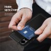 6601145854A-6 DUX DUCIS Rafi II Series For Samsung Galaxy S25 Edge Magnetic Case Leather Back Cover with RFID Blocking Card Slots