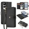 6601146367A-1 DUX DUCIS Lawa Series For Samsung Galaxy S25 Edge Case Detachable Magnetic Cowhide Leather Cover Zipper Wallet