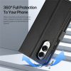 6601146367A-10 DUX DUCIS Lawa Series For Samsung Galaxy S25 Edge Case Detachable Magnetic Cowhide Leather Cover Zipper Wallet