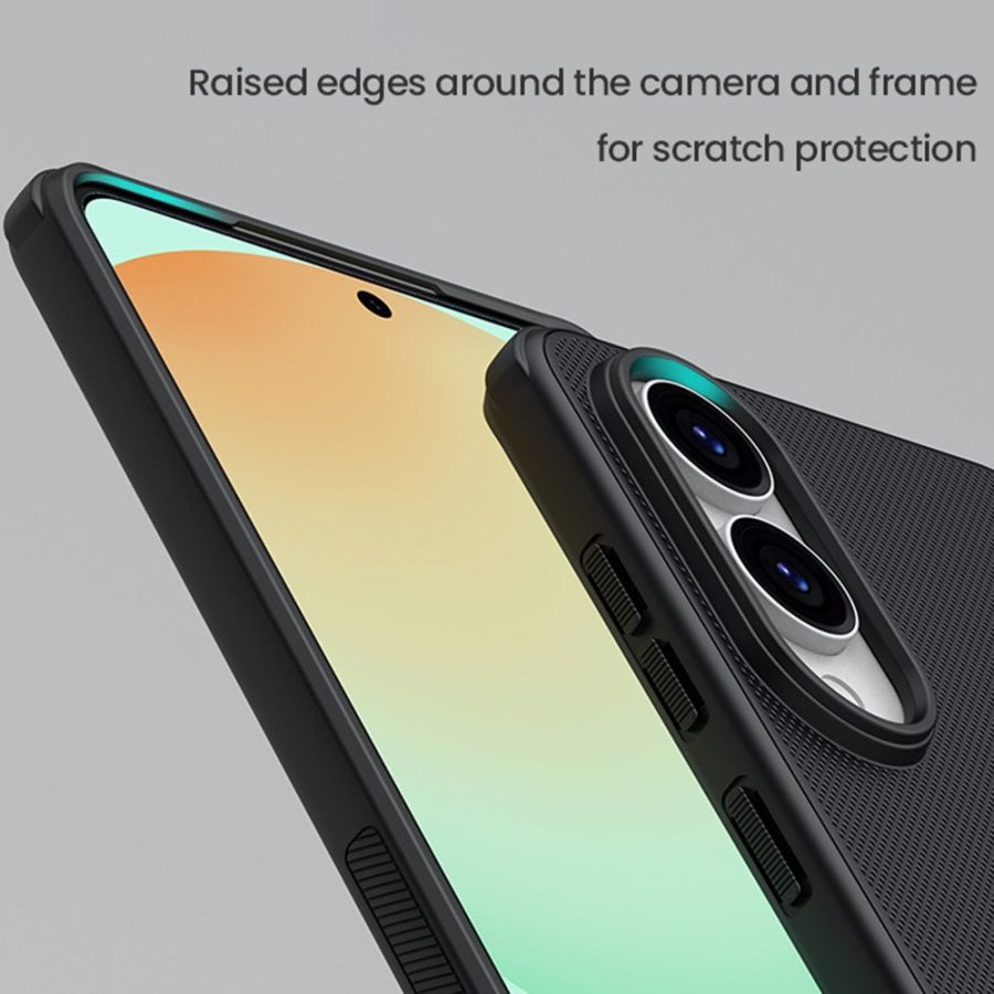 6601146903A-9 NILLKIN Frosted Shield Pro for Samsung Galaxy S25 Edge Magnetic Case PC - TPU Phone Cover
