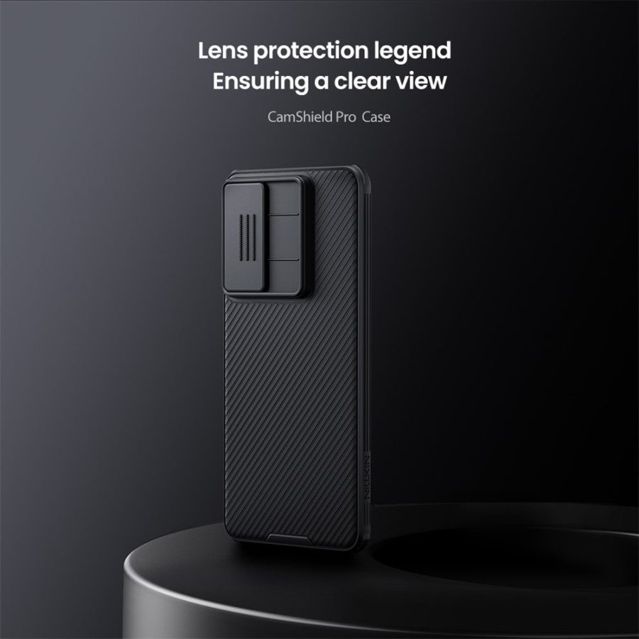 NILLKIN Camshield Pro Series for Samsung Galaxy S25 Edge Case PC - TPU Slide Camera Lid Phone Cover