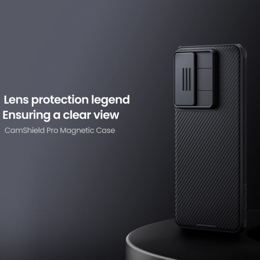 NILLKIN Camshield Pro for Samsung Galaxy S25 Edge Magnetic Case TPU - PC Phone Cover with Slider Camera