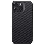 NILLKIN For iPhone 16 Pro Max Magnetic Case Carbon Fiber Texture TPU - PC Shockproof Phone Cover