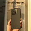 NILLKIN For iPhone 16 Pro Magnetic Case Carbon Fiber Texture TPU - PC Shockproof Phone Cover