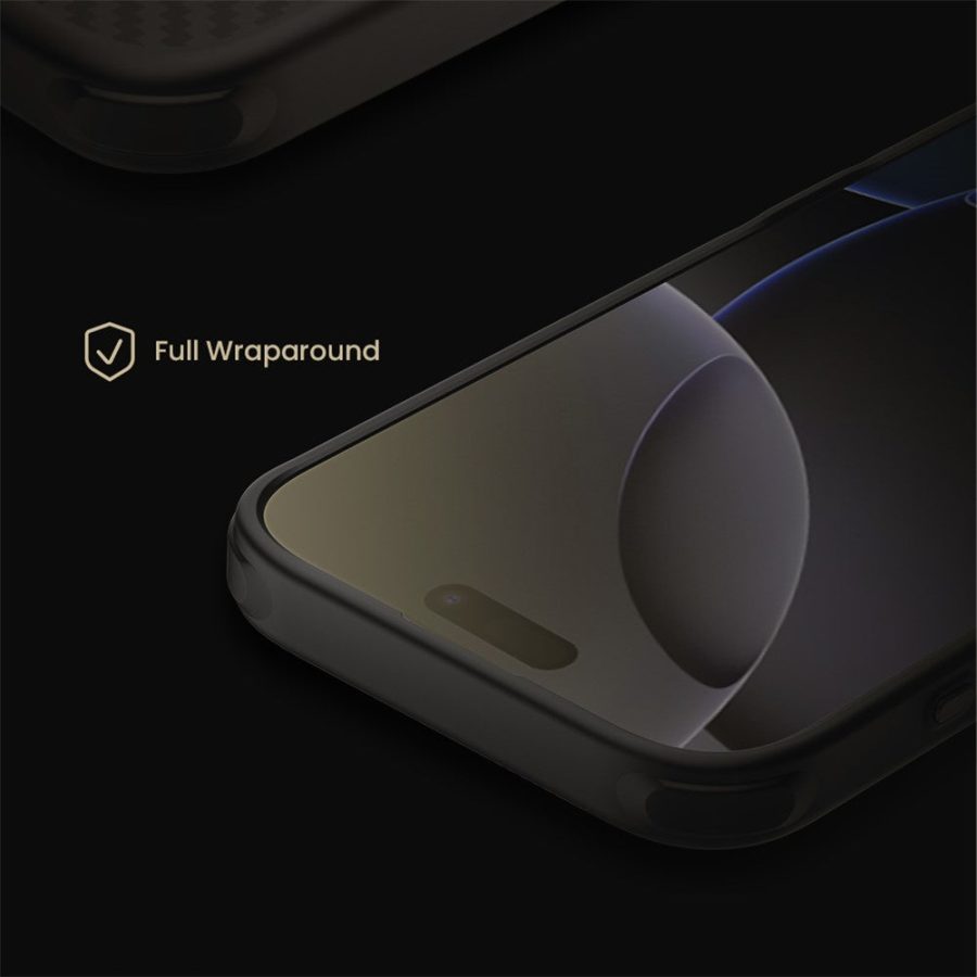 NILLKIN For iPhone 16 Pro Magnetic Case Carbon Fiber Texture TPU - PC Shockproof Phone Cover