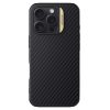 NILLKIN For iPhone 16 Pro Magnetic Case Carbon Fiber Texture TPU - PC Shockproof Phone Cover
