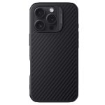 NILLKIN For iPhone 16 Pro Magnetic Case Carbon Fiber Texture TPU - PC Shockproof Phone Cover