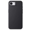 6601148285A-2 NILLKIN For iPhone 17e / 16e Magnetic Case Carbon Fiber Texture TPU - PC Shockproof Phone Cover