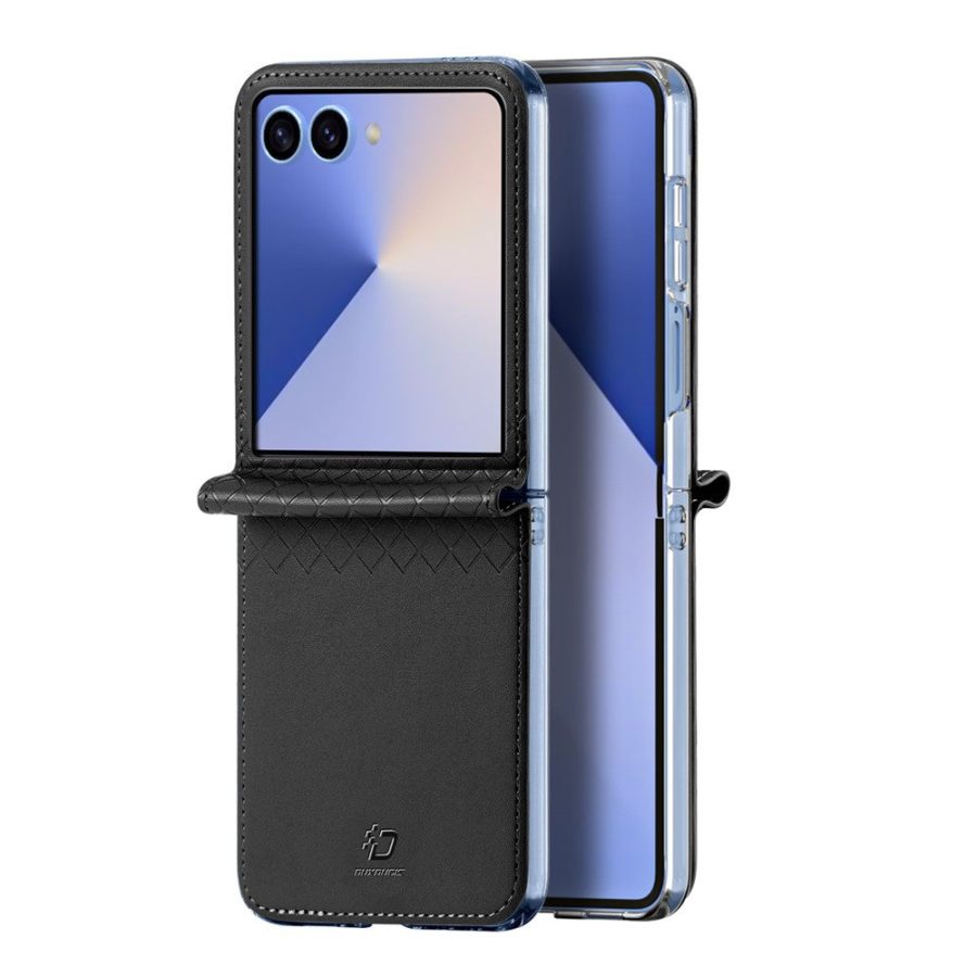 6601150631A-2 DUX DUCIS For Samsung Galaxy Z Flip7 Case Bril Series Leather - PC Phone Cover