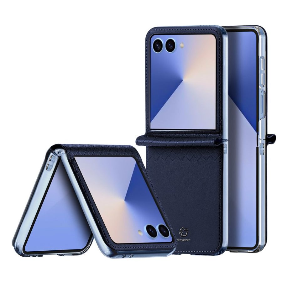 6601150631B-1 DUX DUCIS For Samsung Galaxy Z Flip7 Case Bril Series Leather - PC Phone Cover