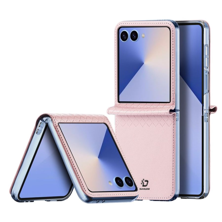 6601150631C-1 DUX DUCIS For Samsung Galaxy Z Flip7 Case Bril Series Leather - PC Phone Cover