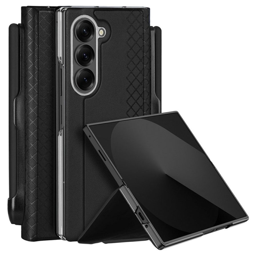 DUX DUCIS Bril Series For Samsung Galaxy Z Fold7 Case Leather Stand Phone Cover with Pen Holder