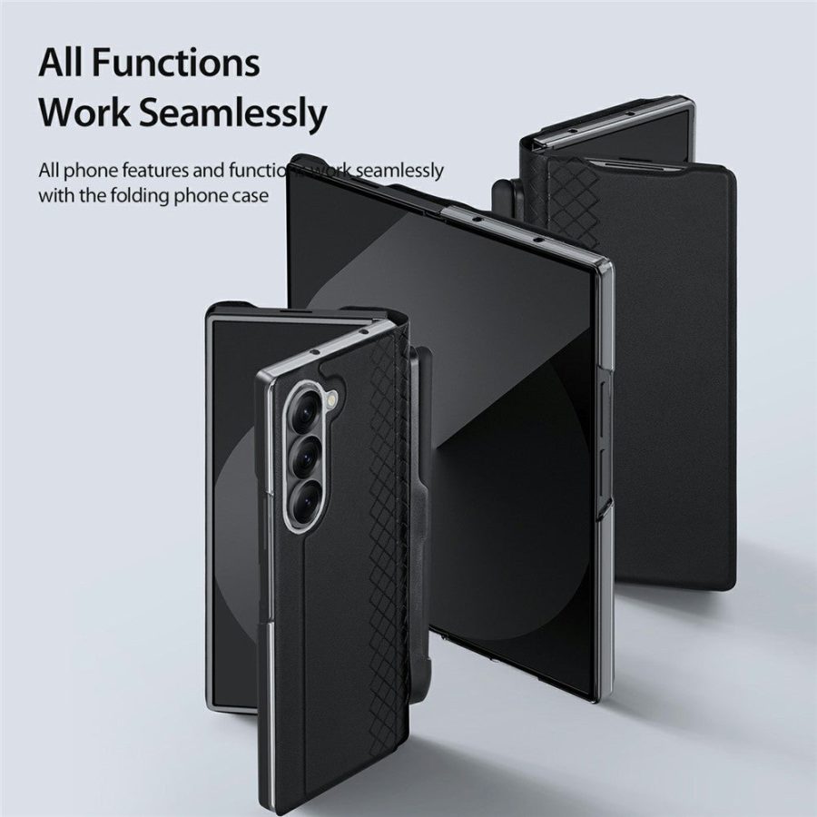 DUX DUCIS Bril Series For Samsung Galaxy Z Fold7 Case Leather Stand Phone Cover with Pen Holder