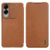 NILLKIN Qin Pro Series for Samsung Galaxy S25 Edge Case with Card Slots Leather Phone Cover