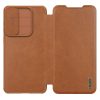 NILLKIN Qin Pro Series for Samsung Galaxy S25 Edge Case with Card Slots Leather Phone Cover