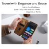 NILLKIN Qin Pro Series for Samsung Galaxy S25 Edge Case with Card Slots Leather Phone Cover
