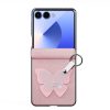 DUX DUCIS Luvy Series For Samsung Galaxy Z Flip7 Case PU Leather - PC Phone Case with Ring Holder / Strap