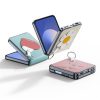 DUX DUCIS Luvy Series For Samsung Galaxy Z Flip7 Case PU Leather - PC Phone Case with Ring Holder / Strap