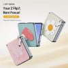 DUX DUCIS Luvy Series For Samsung Galaxy Z Flip7 Case PU Leather - PC Phone Case with Ring Holder / Strap