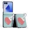 DUX DUCIS Luvy Series For Samsung Galaxy Z Flip7 Case PU Leather - PC Phone Case with Ring Holder / Strap