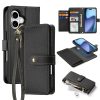 6601164187A-1 DUX DUCIS For iPhone 17 Case Lawa Series Detachable Magnetic Cowhide Leather Cover Zipper Wallet