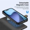 6601164187A-5 DUX DUCIS For iPhone 17 Case Lawa Series Detachable Magnetic Cowhide Leather Cover Zipper Wallet
