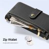 DUX DUCIS For iPhone Air Case Lawa Series Detachable Magnetic Cowhide Leather Cover Zipper Wallet