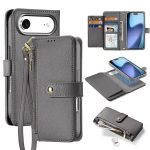 DUX DUCIS For iPhone Air Case Lawa Series Detachable Magnetic Cowhide Leather Cover Zipper Wallet