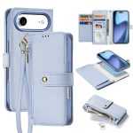 DUX DUCIS For iPhone Air Case Lawa Series Detachable Magnetic Cowhide Leather Cover Zipper Wallet