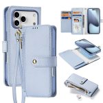 DUX DUCIS For iPhone 17 Pro Case  Lawa Series Detachable Magnetic Cowhide Leather Cover Zipper Wallet