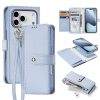 6601164190C-1 DUX DUCIS For iPhone 17 Pro Max Case Lawa Series Detachable Magnetic Cowhide Leather Cover Zipper Wallet
