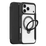 DUX DUCIS For iPhone 17 Pro Max Leather Case Skin X Pro Series Rotary Kickstand Cover Compatible with MagSafe
