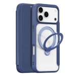 DUX DUCIS For iPhone 17 Pro Max Leather Case Skin X Pro Series Rotary Kickstand Cover Compatible with MagSafe