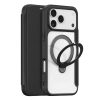 6601164494A-1 DUX DUCIS For iPhone 17 Pro Leather Case Skin X Pro Series Rotary Kickstand Cover Compatible with MagSafe