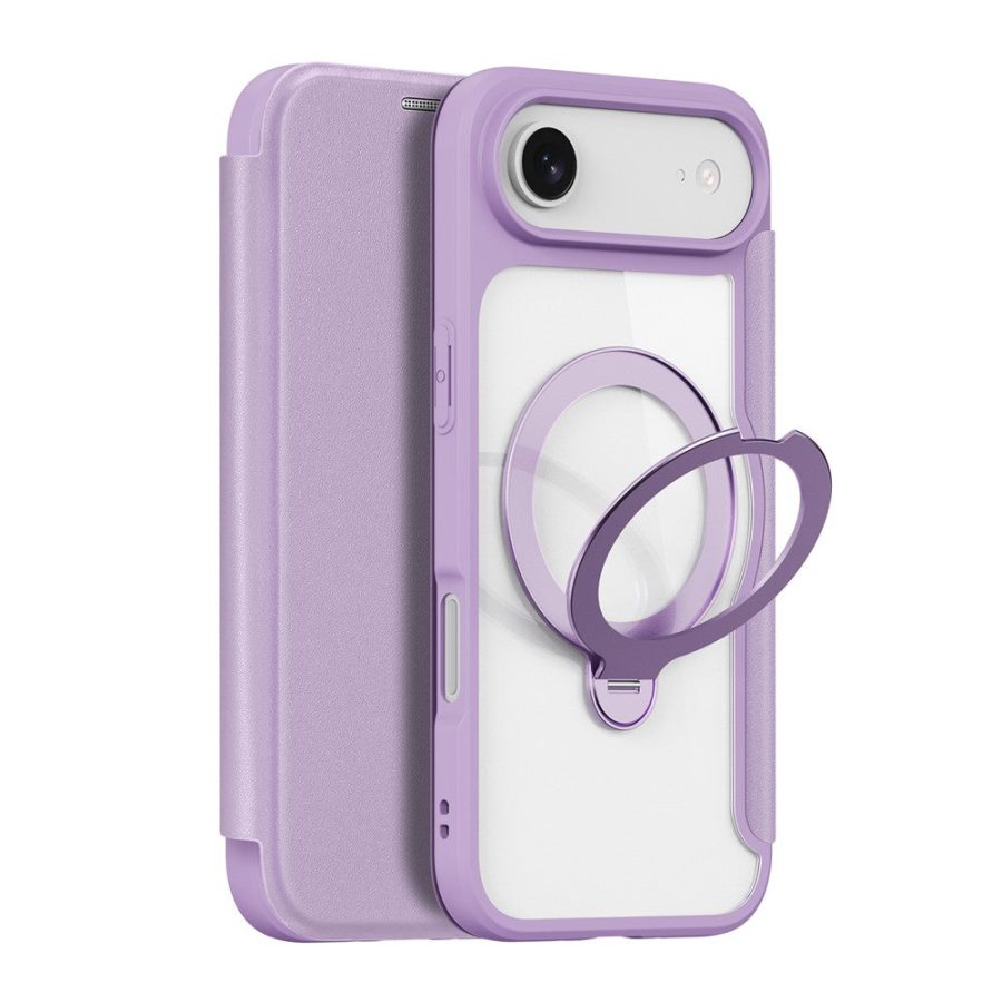 DUX DUCIS Skin X Pro Series For iPhone Air Leather Case Rotary Kickstand Cover Compatible with MagSafe
