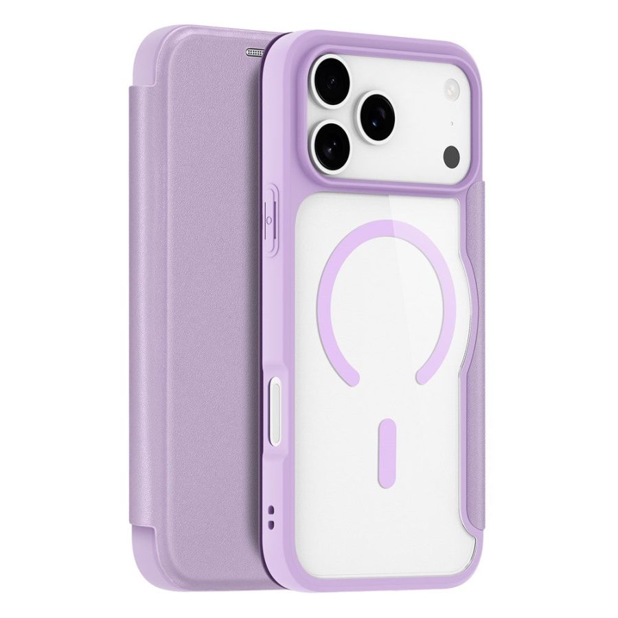 6601164498C-1 DUX DUCIS For iPhone 17 Pro Leather Case Skin X Pro Series Flip Cover Compatible with MagSafe