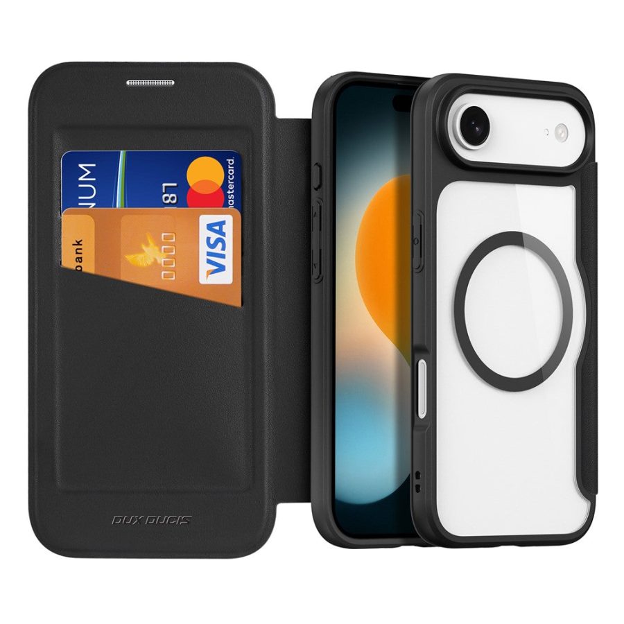 DUX DUCIS Skin X Pro Series For iPhone Air Leather Case Flip Cover Compatible with MagSafe