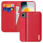 DUX DUCIS For iPhone Air Case Hivo Series Cowhide Leather RFID Blocking Wallet Stand Flip Phone Cover