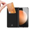 6601168943A-2 DUX DUCIS For Samsung Galaxy S25 FE Case Skin Pro Series Leather Cover Card Holder