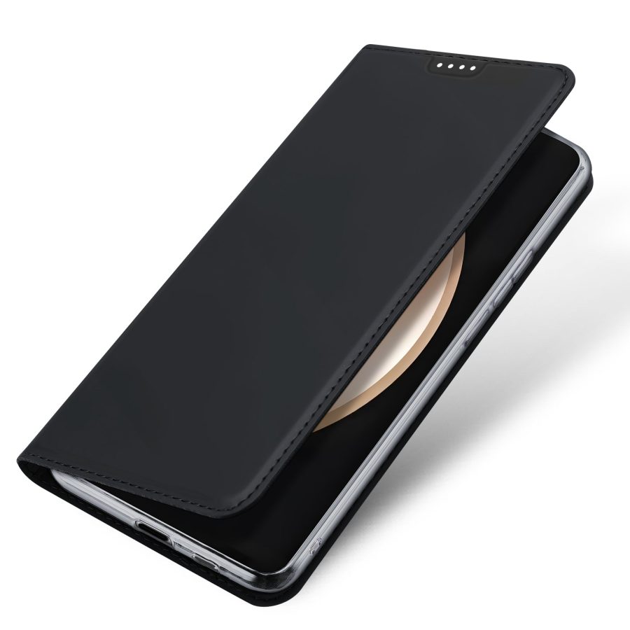 6601168943A-4 DUX DUCIS For Samsung Galaxy S25 FE Case Skin Pro Series Leather Cover Card Holder