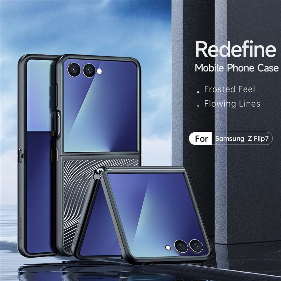 6601170930A-3 DUX DUCIS Aimo Series For Samsung Galaxy Z Flip7 Case TPU - PC Matte Anti Drop Phone Cover without Glass