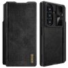 6601171017A-1 NILLKIN Qin Pro Series for Samsung Galaxy Z Fold7 Case Vegan Leather Phone Cover with Built-in Stylus / Card Slots