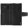 6601171020B-1 NILLKIN For Samsung Galaxy Z Fold7 Case Vegan Leather Kickstand Phone Cover with Stylus Slot / Card Slot