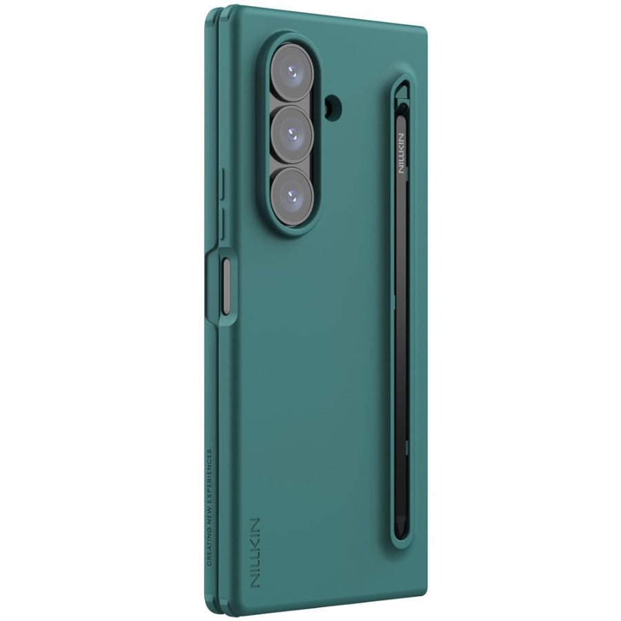 6601171058A-2 NILLKIN Flex Pure Fold For Samsung Galaxy Z Fold7 Case Shockproof Silicone with Stylus Pen Phone Cover