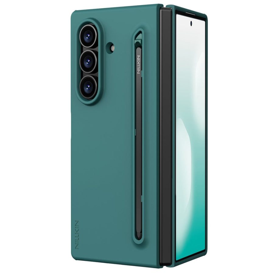 6601171058A-4 NILLKIN Flex Pure Fold For Samsung Galaxy Z Fold7 Case Shockproof Silicone with Stylus Pen Phone Cover