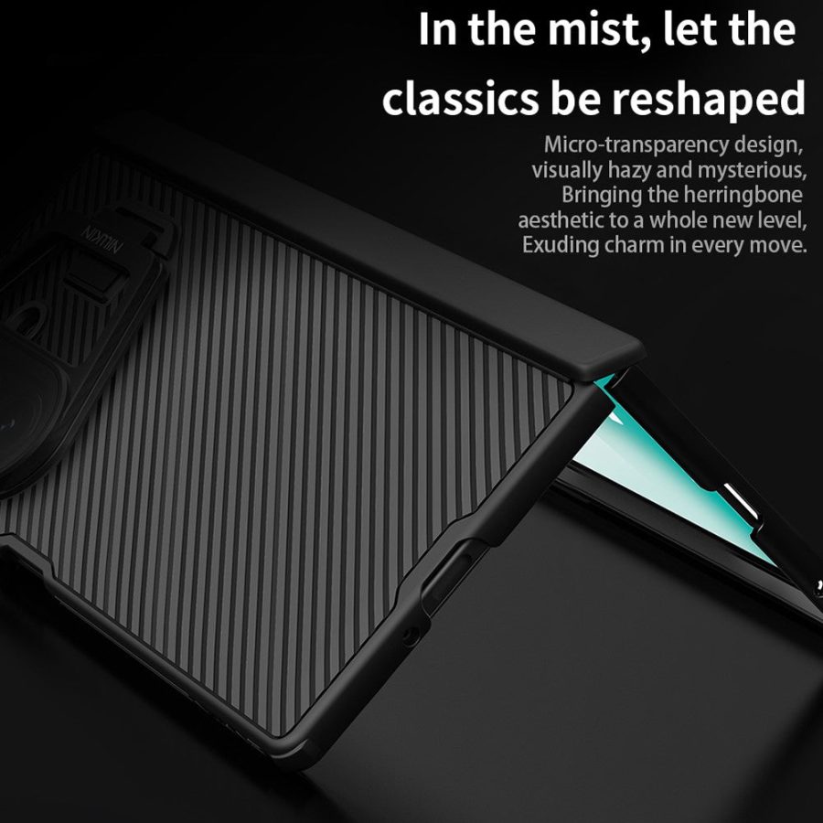 6601171061A-3 NILLKIN CamShield Prop Series For Samsung Galaxy Z Fold7 Case Shockproof Phone Cover with Clear Camera Lid
